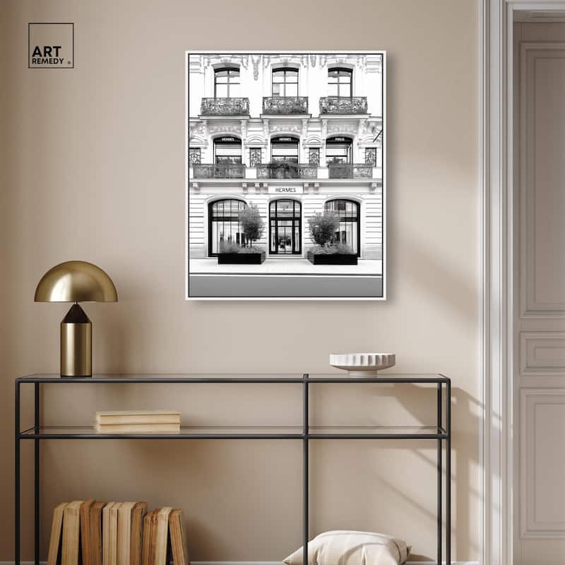 Lux Store Front Canvas by Art Remedy