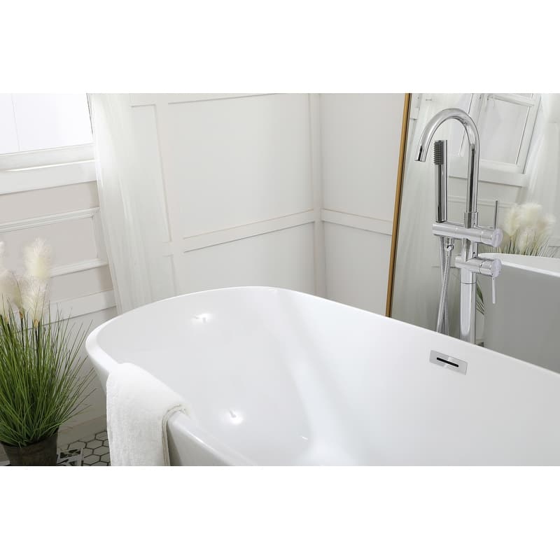 Cameron Soaking Bathtub in Glossy White