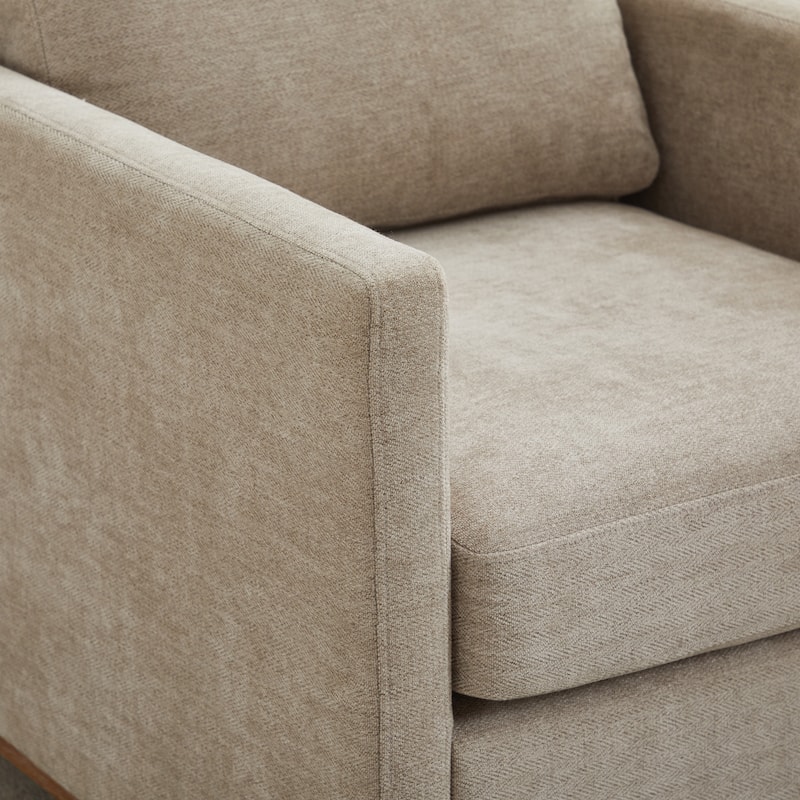 Mid Century Modern Swivel Accent Chair, 360 Degree Swivel Armchair For Living Room, Bedroom