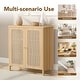 preview thumbnail 22 of 68, Spruce & Spring Boho Chic Sideboard Buffet Cabinet with Storage for Dining & Living Room
