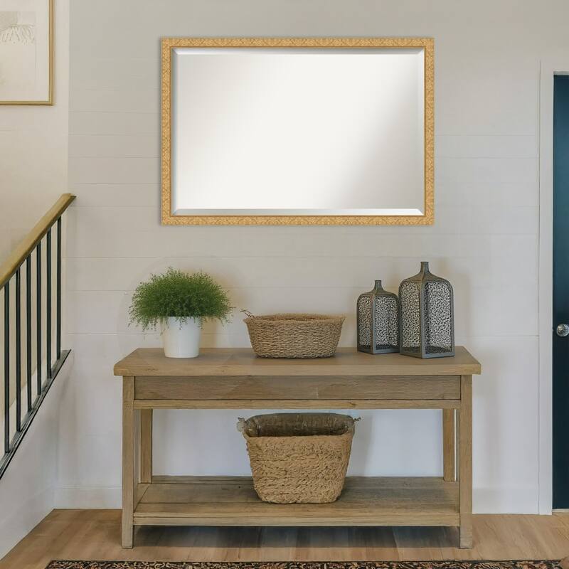Lila Beveled Wood Framed Wall Mirror