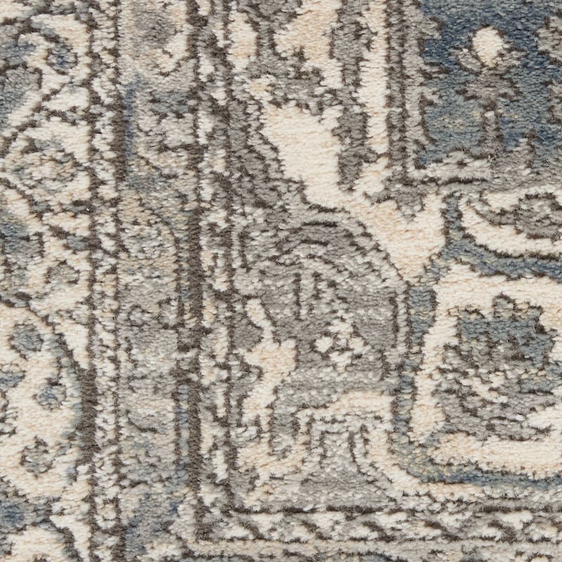 Porch & Den Traditional Bordered Medallion Area Rug