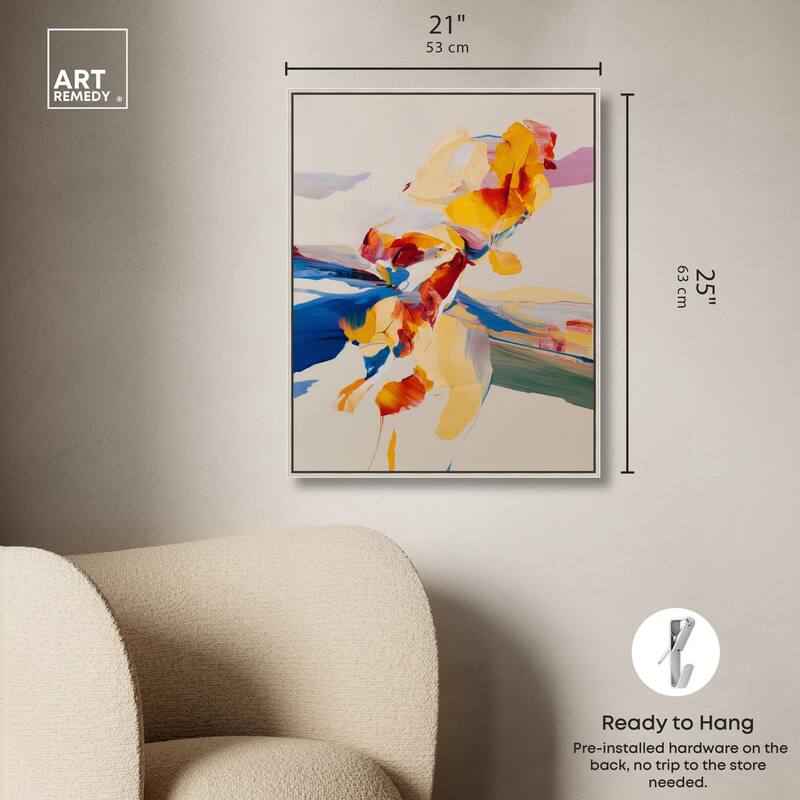 Flippant Bloom III Canvas by Art Remedy