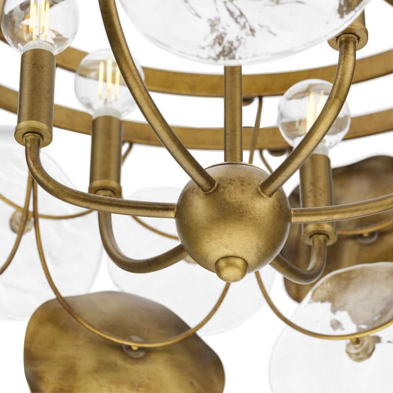 Progress Lighting P400364 Loretta 6 Light 27" Wide Ring Chandelier