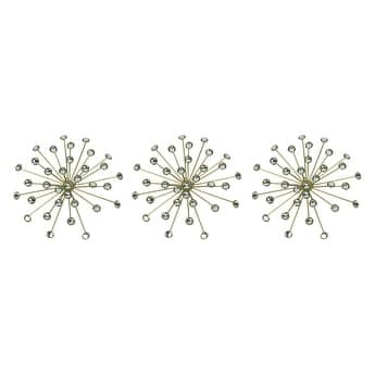 Shop Jeweled Metal Bursting Star Wall Mounted Hanging Sculpture