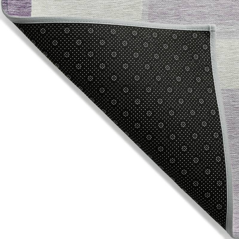 Machine Washable Indoor/ Outdoor Chantille Contemporary Blocks Rug
