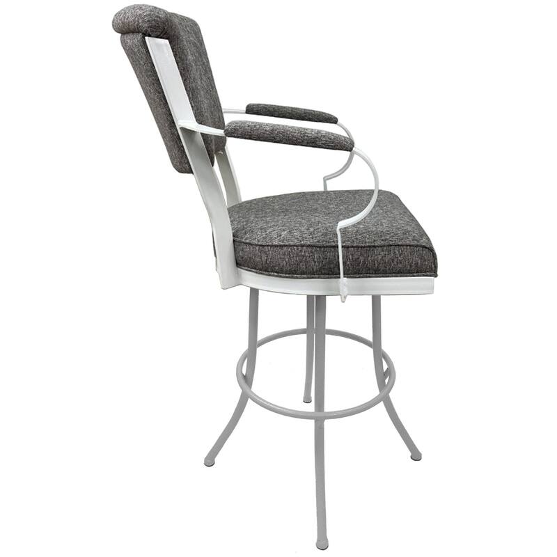 Miami Extra Tall 34" Spectator Metal Bar Stool on Noam Base - 34" Seat Height