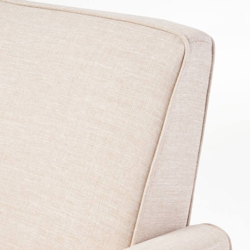 Push Back Recliner Chair for Living Room, Mid Century Modern Lazy Sofa Chair, Fabric Upholstered Arm Chair for Office, Bedroom