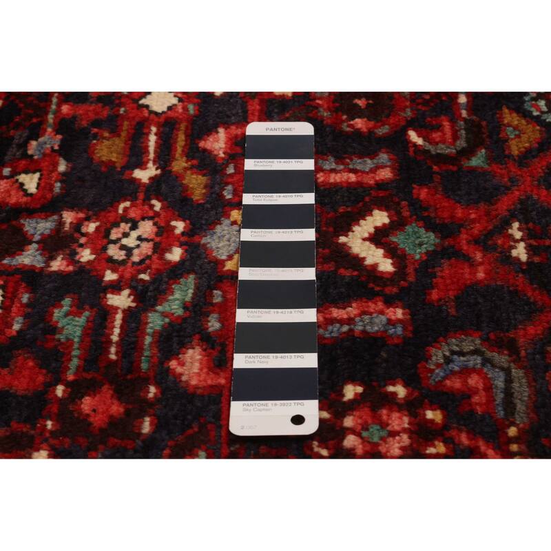 ECARPETGALLERY Hand-knotted Andelz Navy Wool Rug - 5'1 x 11'9