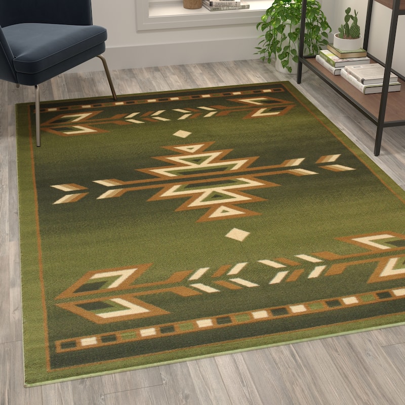 Multipurpose Southwestern Style Patterned Indoor Area Rug