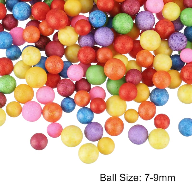 Foam Beads Foam Balls for DIY Craft Decoration, 1 Pack Approx 4000pcs