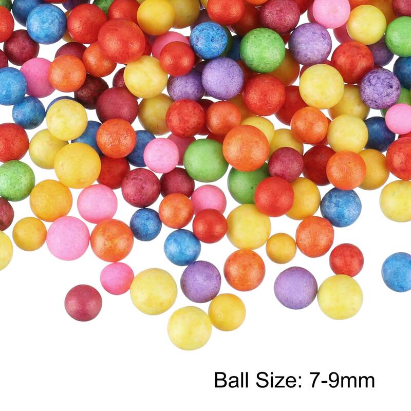 Foam Beads Foam Balls for DIY Craft Decoration, 1 Pack Approx 8000pcs
