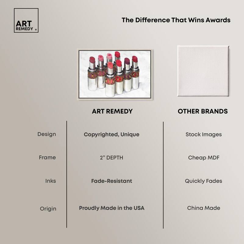 Doll Memories - Lipsticks 22 Canvas by Art Remedy