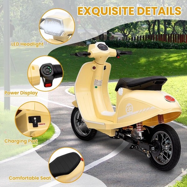 The price of a scooter and moped on sale