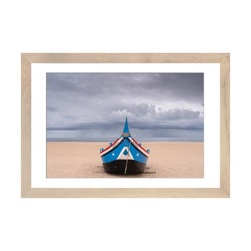 iCanvas "Nazare, Portugal" by Jim Nilsen PFA - Natural - 16x24x1