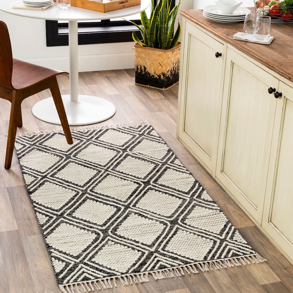 Livabliss Malia Handmade Moroccan Trellis Area Rug
