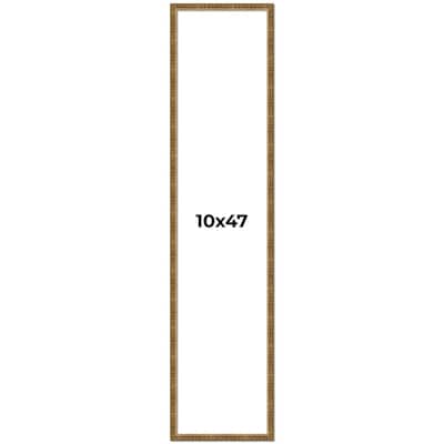 10x47 Frame Gold Picture Frame - Complete Modern Photo Frame Includes