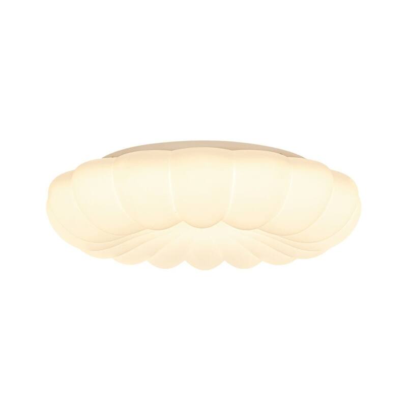 Blooming Peony Dimmable LED Flush-mount Nursery Ceiling Light - 18.9 in