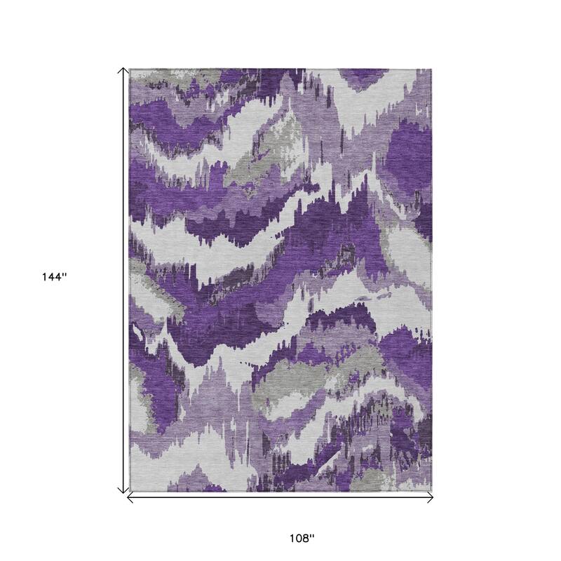 HomeRoots Abstract Transitional Rectangle Outdoor Rug