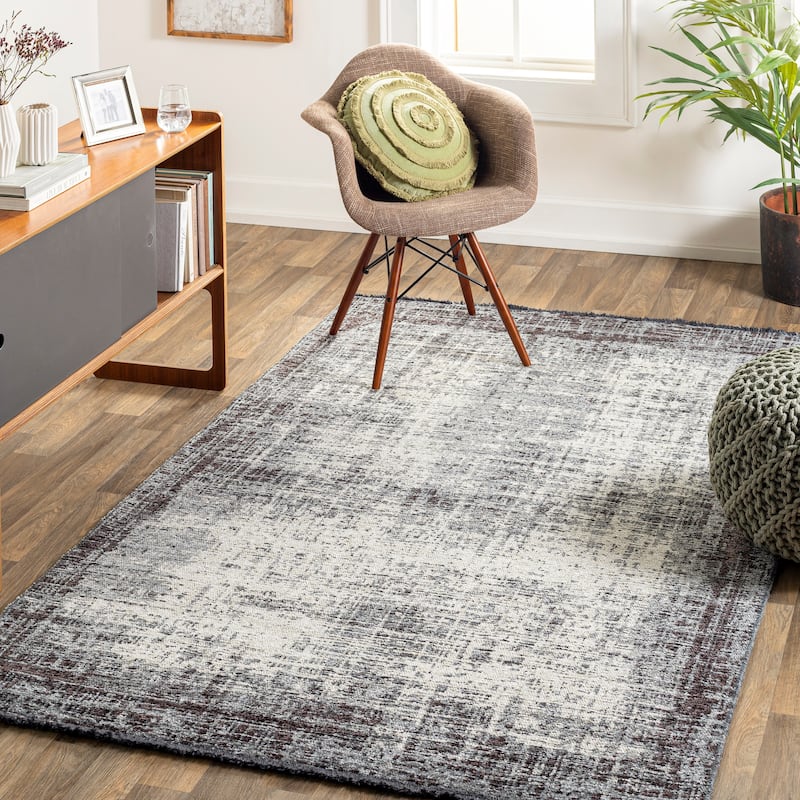 Livabliss Ritu Modern Abstract Area Rug - Blue - 9' 10" x 13'