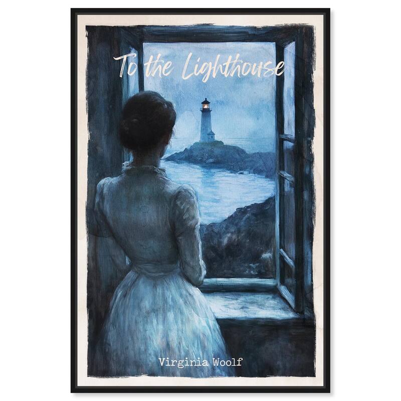 To the Lighthouse Canvas by Art Remedy - Black - 30" x 45"