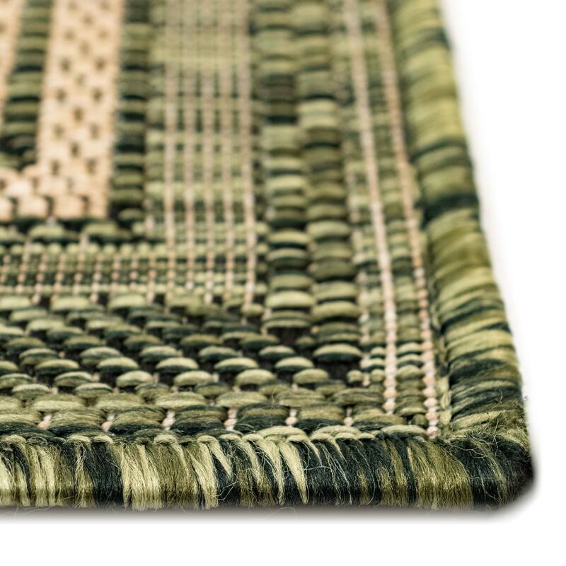 Liora Manne Carmel Multi Border Indoor/ Outdoor Area Rug