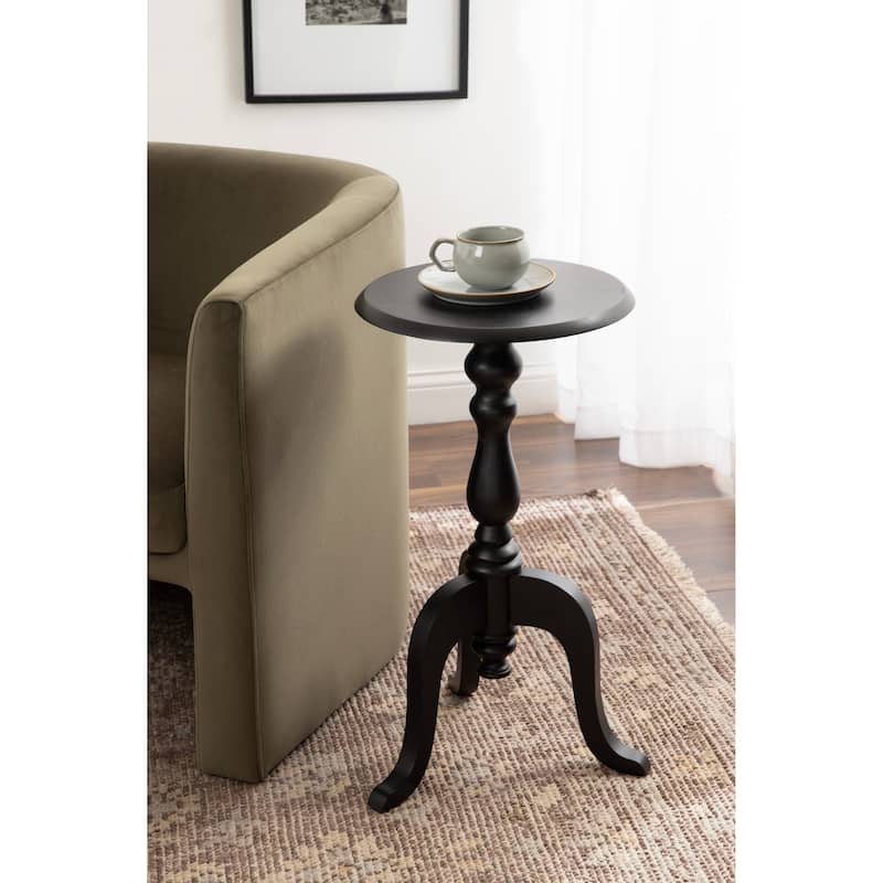 Kate and Laurel Tourneaux Wood Side Table