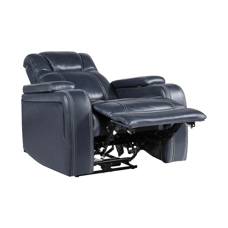 Lourical 3-Piece Leather Match Power Reclining Sofa Set