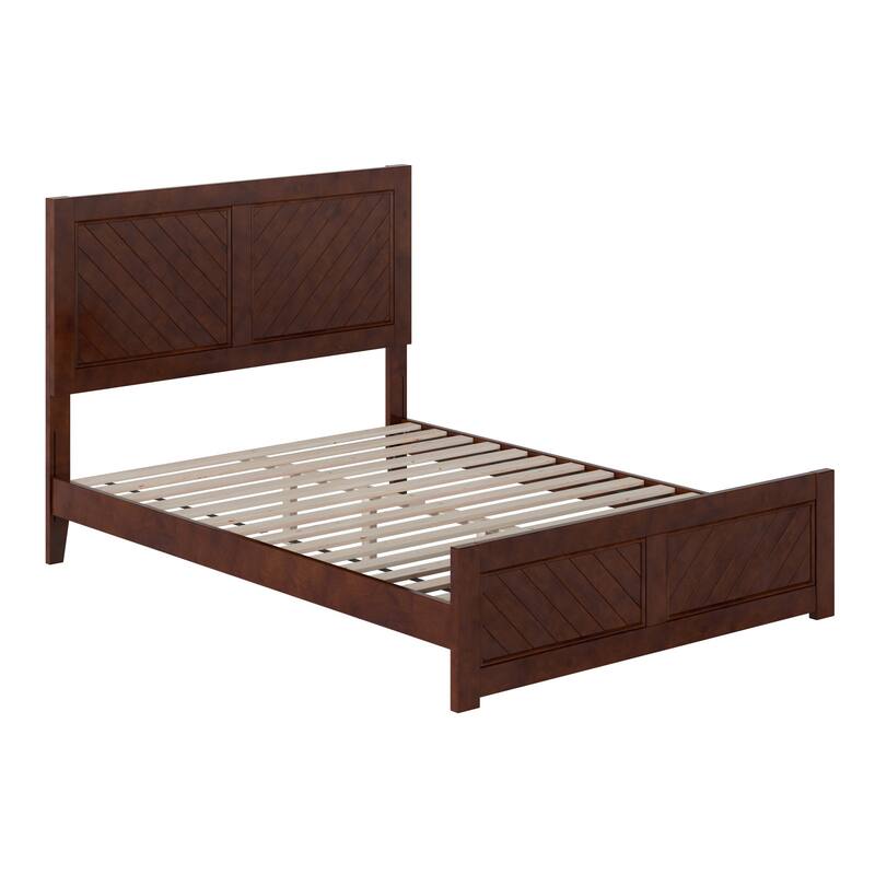 Berkshire Queen Low Profile Platform Bed with Matching Footboard