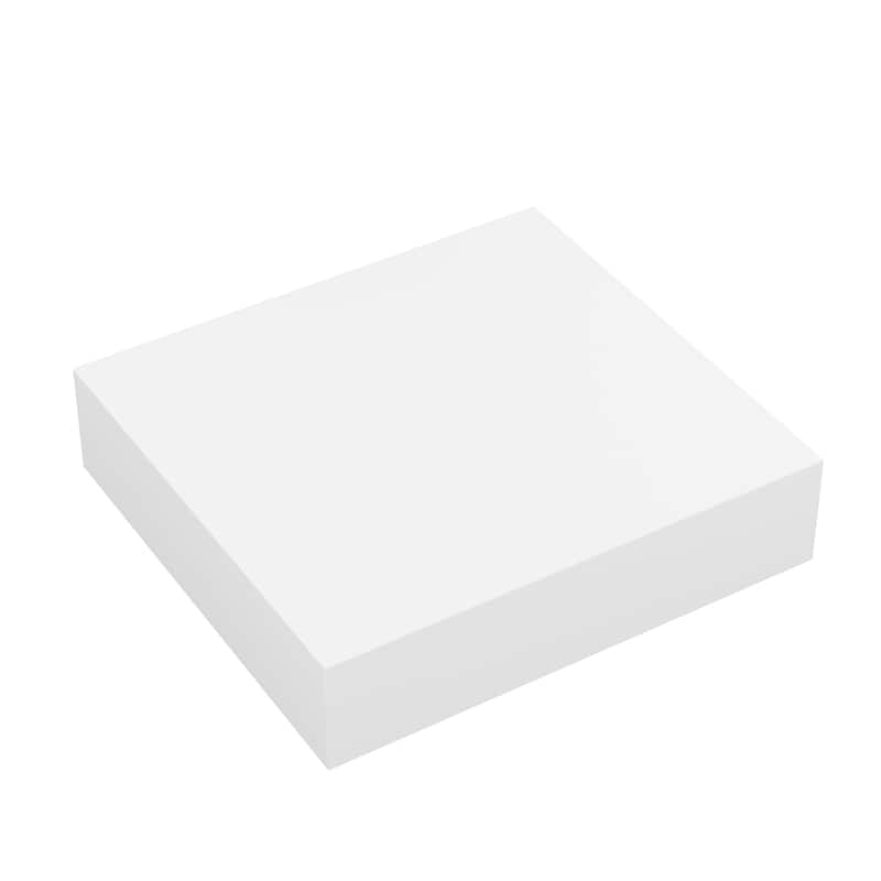 Monaco 24" Floating Bathroom Shelf In Glossy White (Sm-Vs252) - 23.75" x 21.8125" x 3.1875"