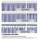 preview thumbnail 80 of 109, Deconovo Back Tab Blackout Curtains (2 Panel)