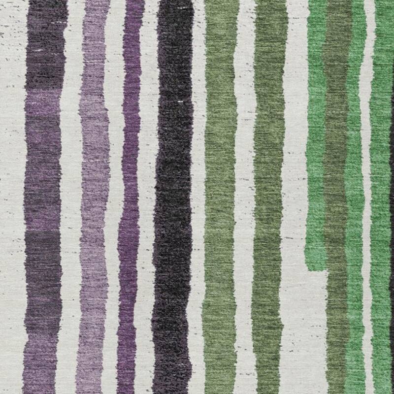 HomeRoots Striped Transitional Rectangle Outdoor Rug