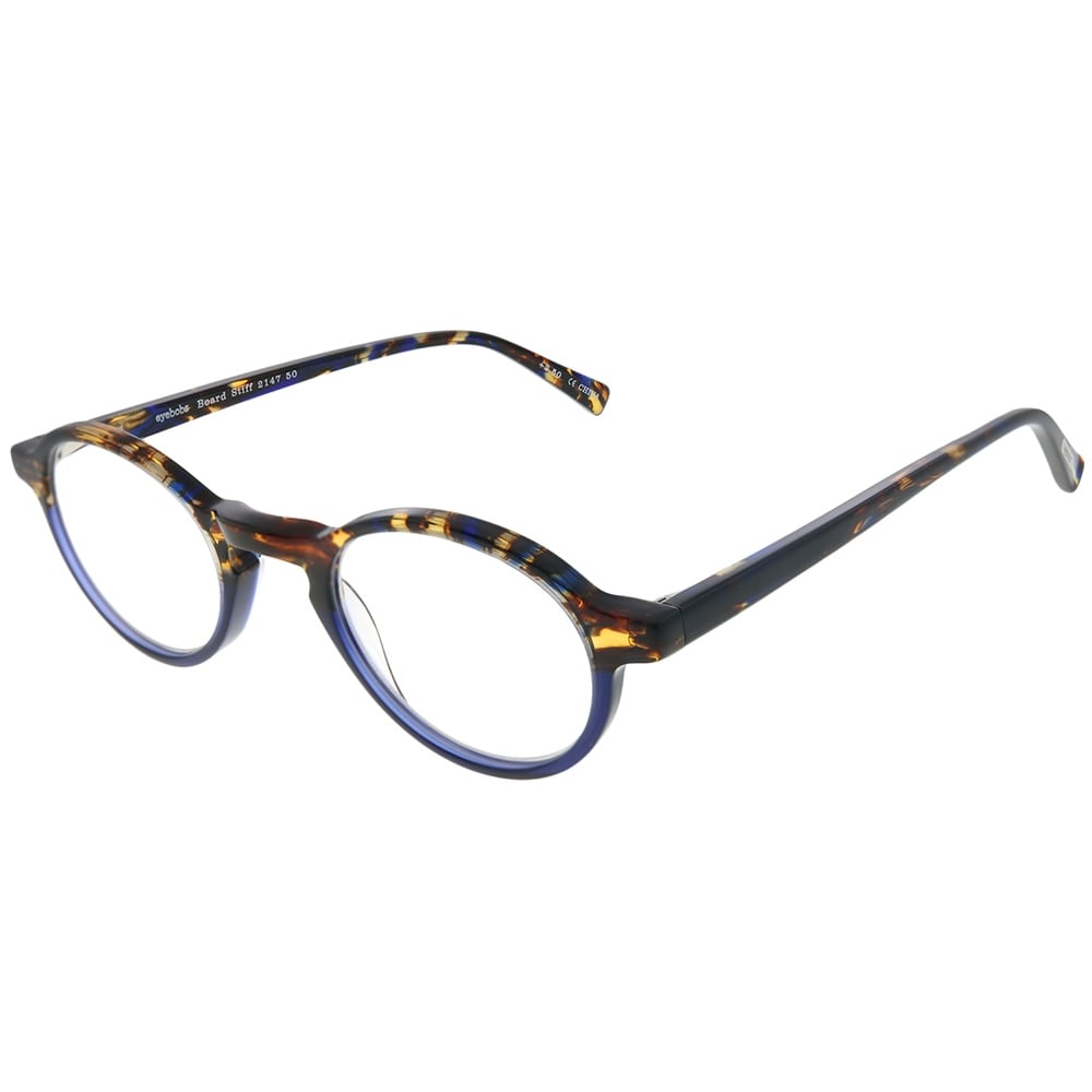 Eyebobs Board Stiff 2147 50 Unisex Blue Tortoise Frame +2.25 Reading Glasses 43mm