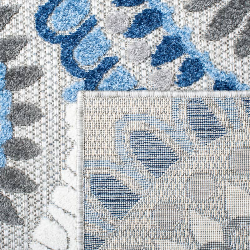 SAFAVIEH Cabana Mrinal Indoor/ Outdoor Waterproof Patio Floral Rug