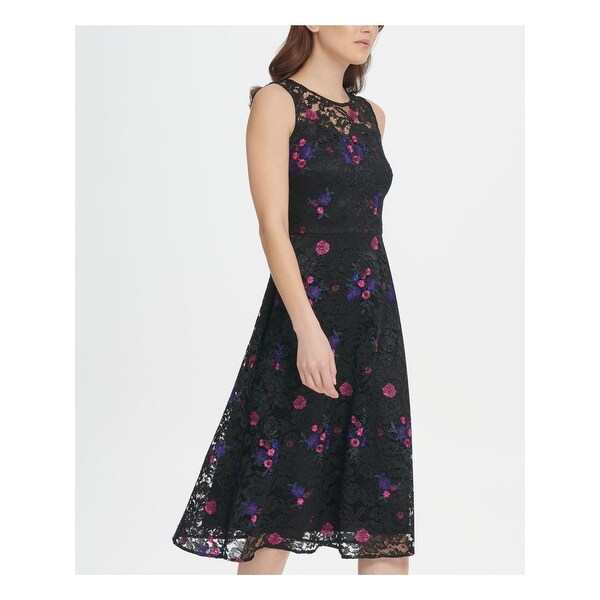 black midi dress size 16