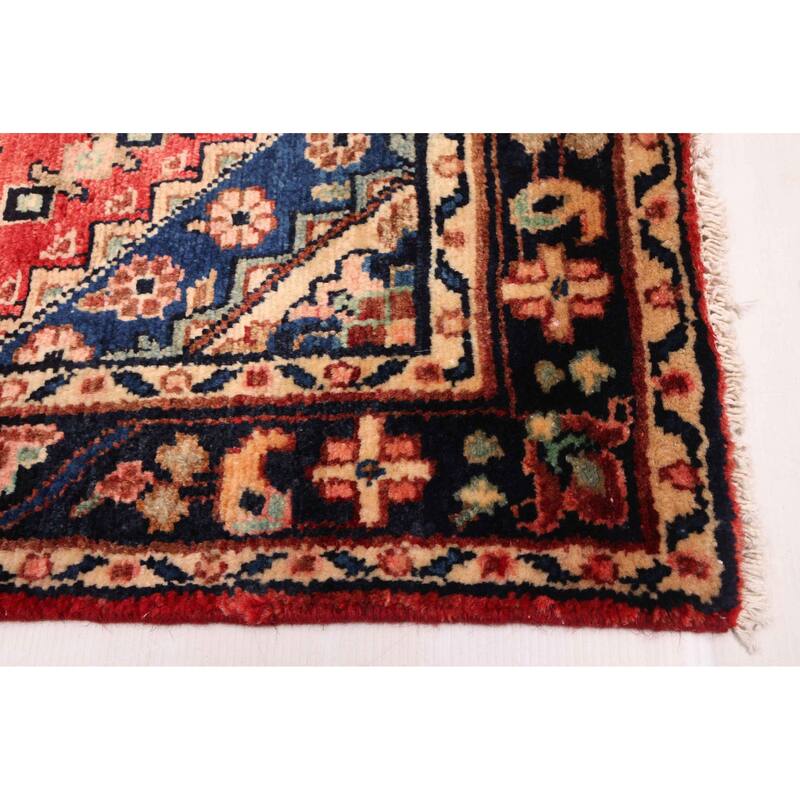 ECARPETGALLERY Hand-knotted Anadol Red Wool Rug - 2'10 x 11'1