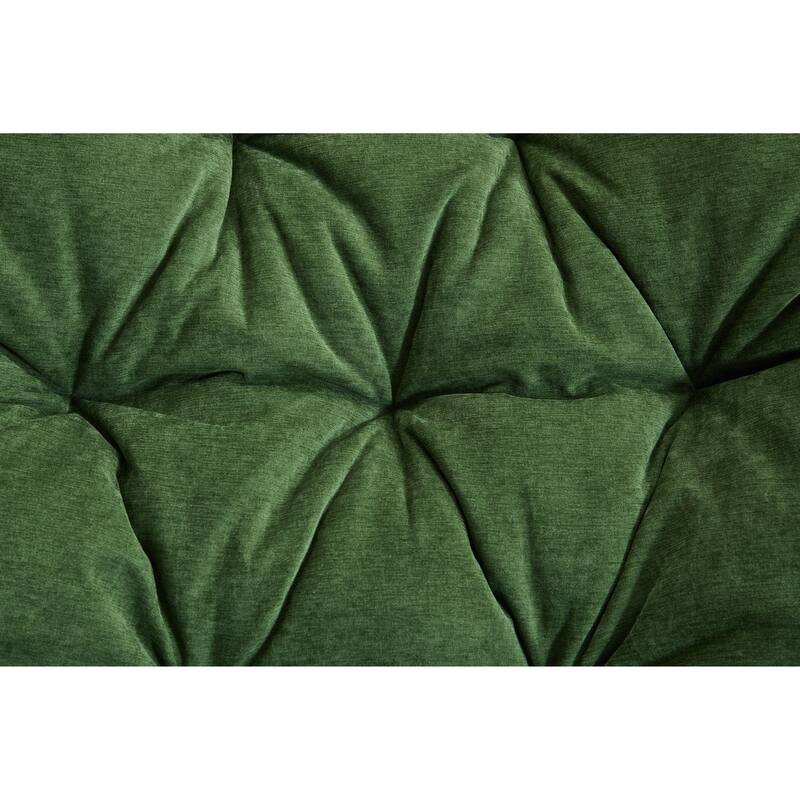 Chenille Swivel Barrel Chair for Living Room