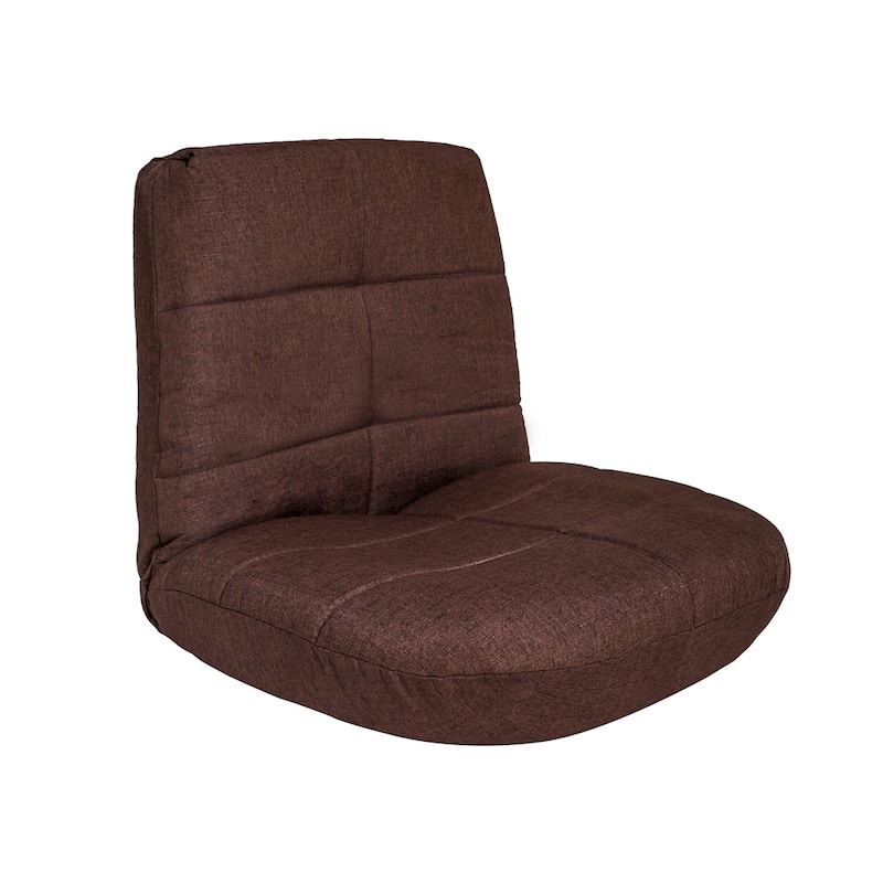 Folding Padded Floor Chair with with Adjustable Backrest for Lounge Meditation or Gaming