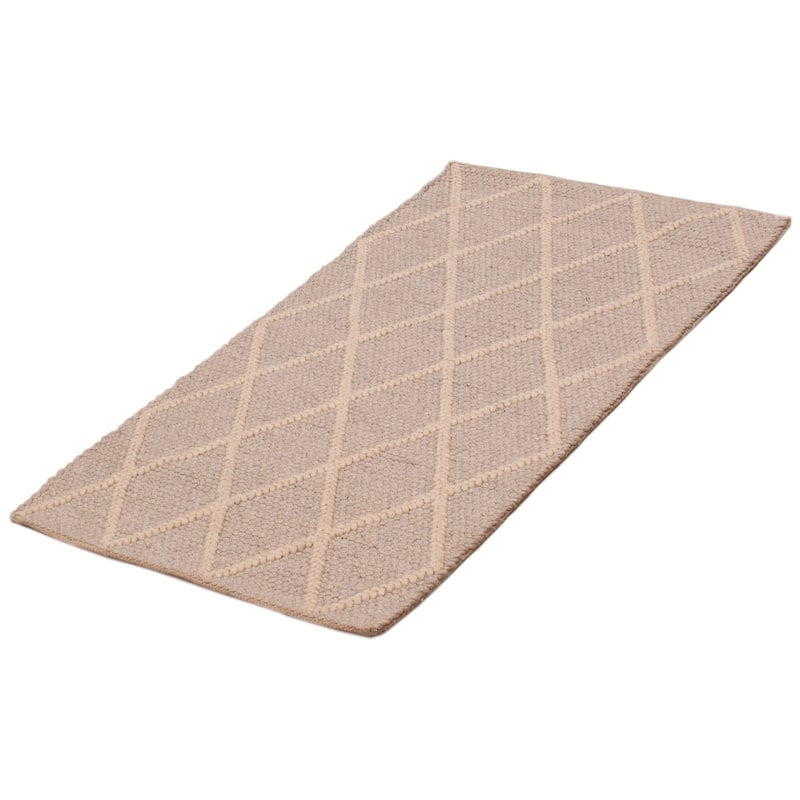 ECARPETGALLERY Braid weave Sienna Grey Wool Rug - 3' 2" x 5' 3"