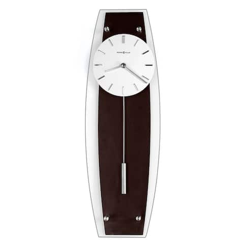 Howard Miller Cyrus Chic, Sleek, Contemporary Modern, Transitional Style Wall Clock with Pendulum, Reloj De Pared