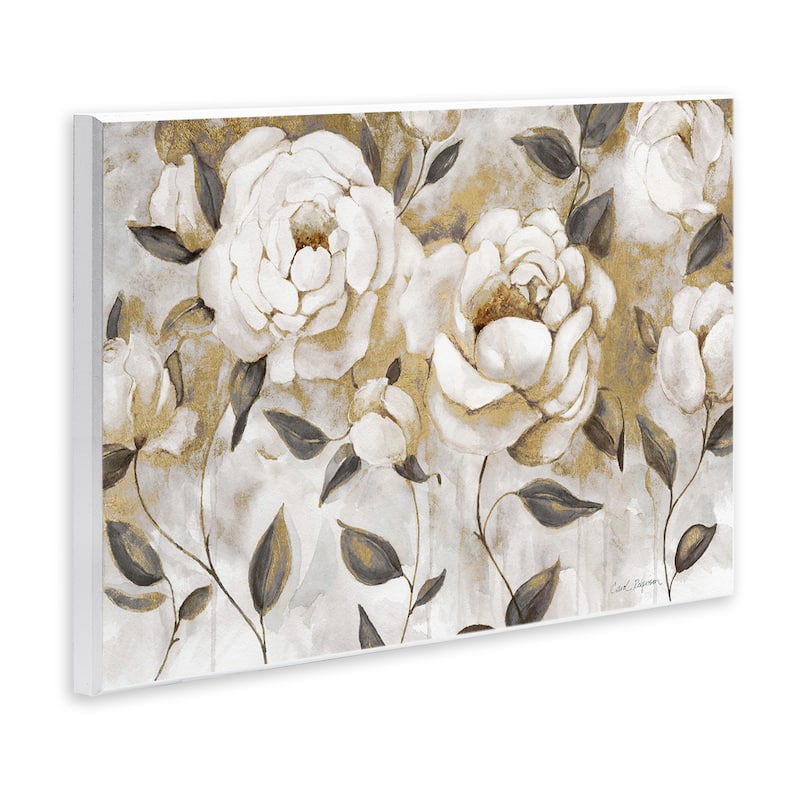 Stupell Warm Neutral Flowers Wall Plaque Art Design By Carol Robinson