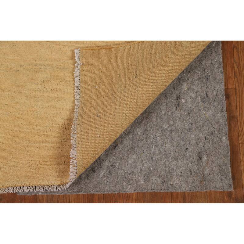 Contemporary Gabbeh Oriental Rug Handmade Modern Wool Carpet - 3'2"x 4'10"