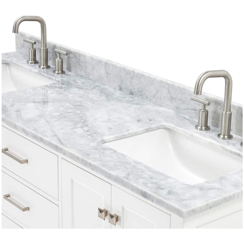 Ariel A067DCW2RVO Cambridge 67" Free Standing Double Rectangular Basin