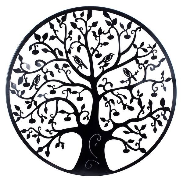 slide 2 of 10, Southern Patio Tree of Life Metal Outdoor Wall Art
