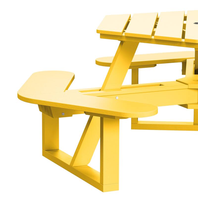 Shoreline Hexagon Picnic Table