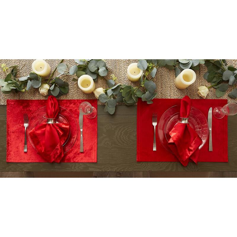 DII Cream Velvet Placemat (Set of 4)
