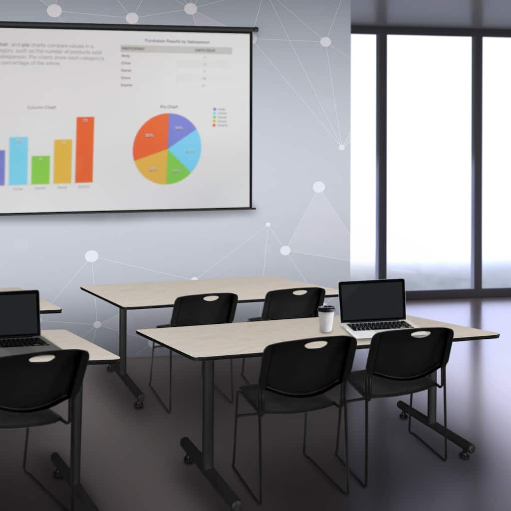 66" x 30" Training Table- Maple