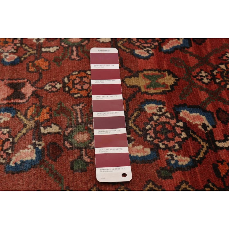 ECARPETGALLERY Hand-knotted Andelz Red Wool Rug - 3'5 x 9'1