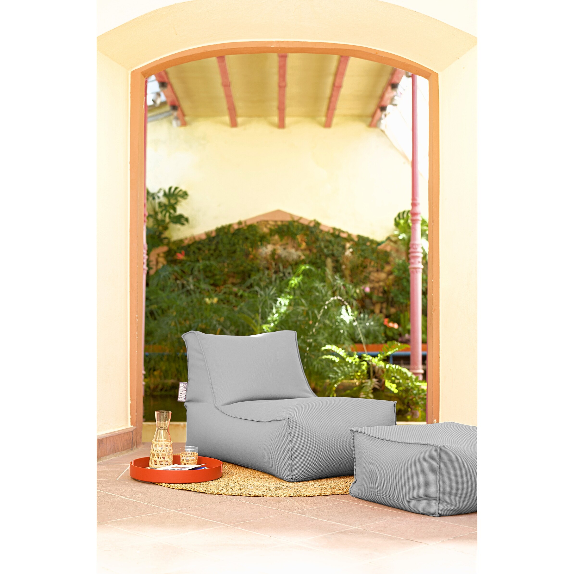 Gouchee Home Alpine Outdoor Indoor Bean Bag Lounger Chair On