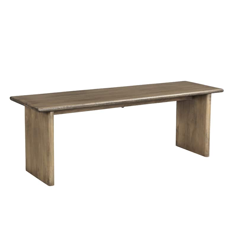 55" Wood Dining Bench - Light Brown